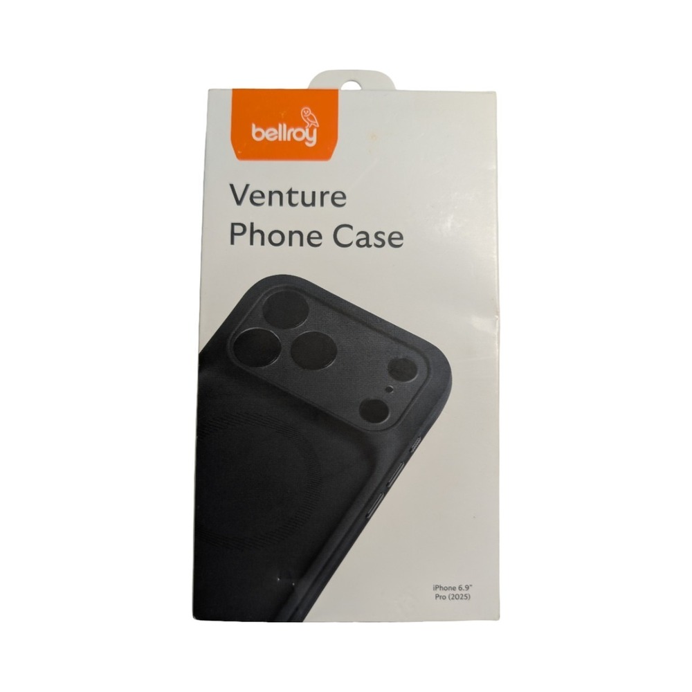 R7-X Bellroy Venture Case Magsafe for Apple iPhone 17 Pro Max w/ Lanyard Black ⬇